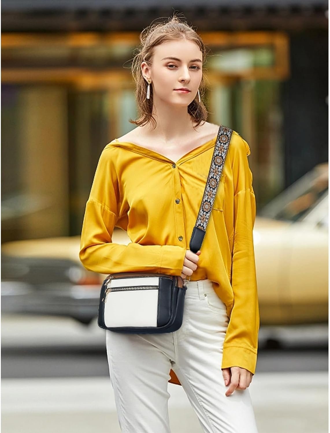 Ella | Sac à bandoulière en cuir raffiné