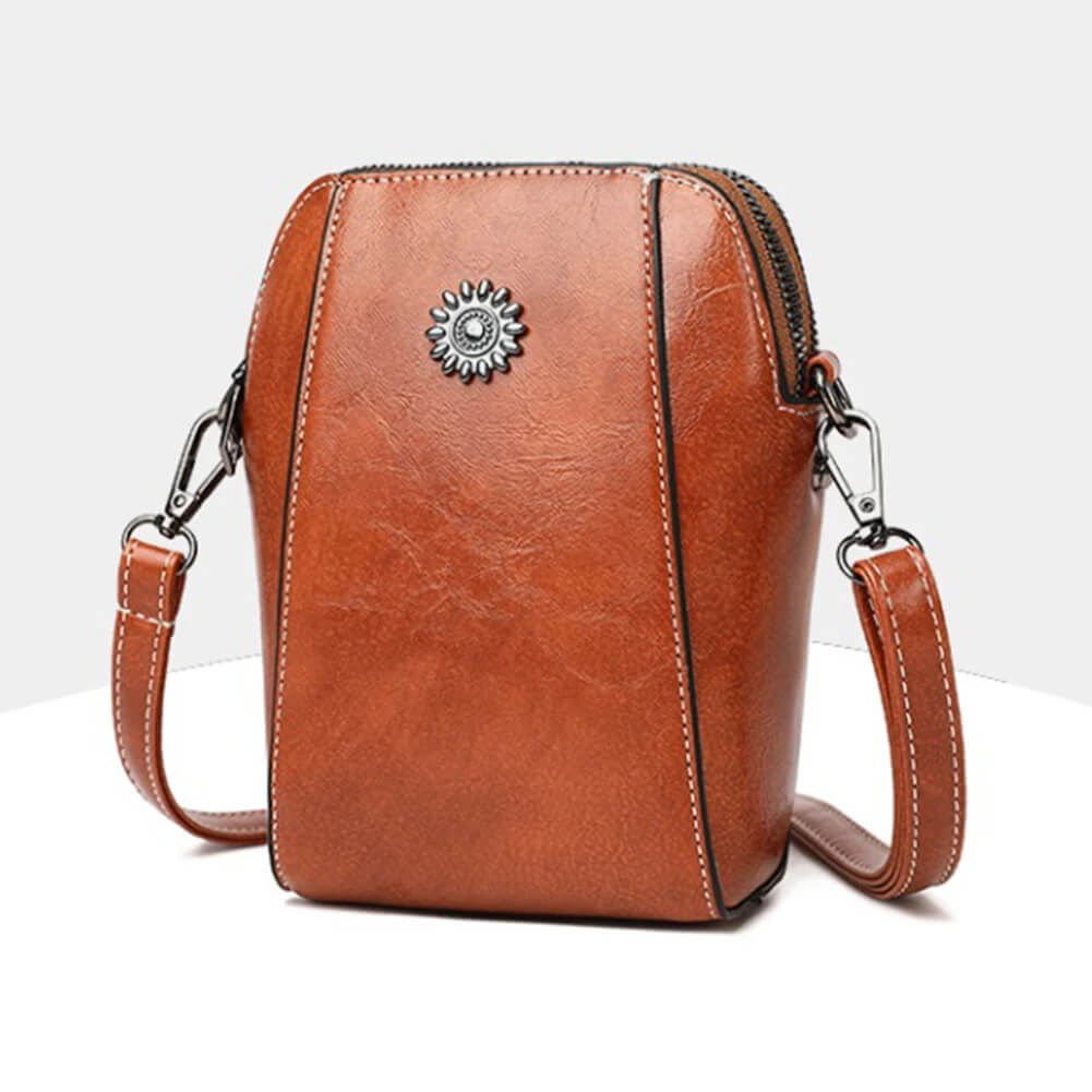 Sac Bandoulière pour Femmes en Simili Cuir | Plusieurs Poches