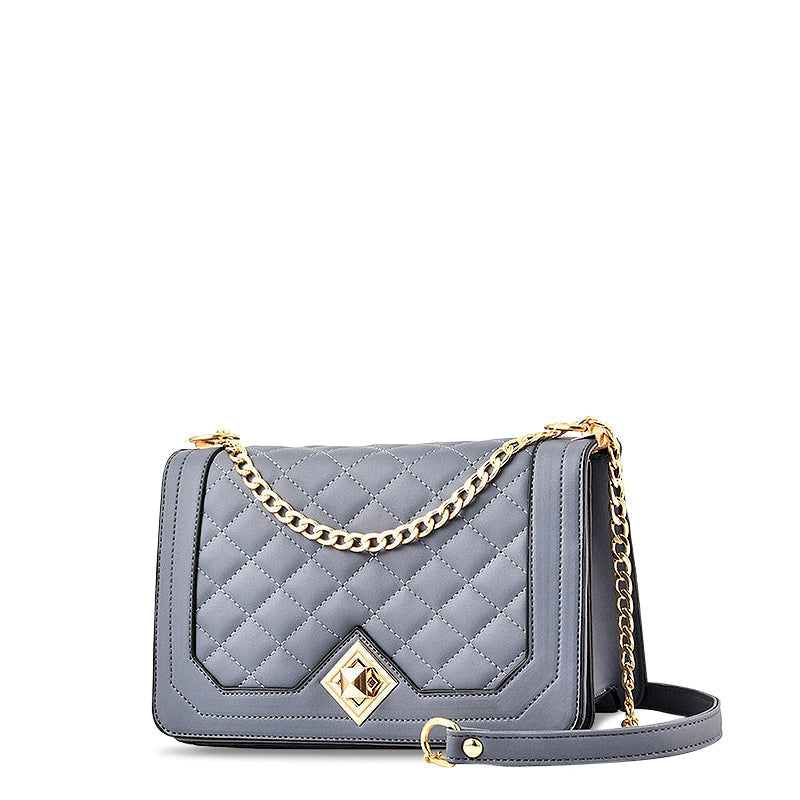 Sac à bandoulière tendance avec motif en diamant – Élégant et compact