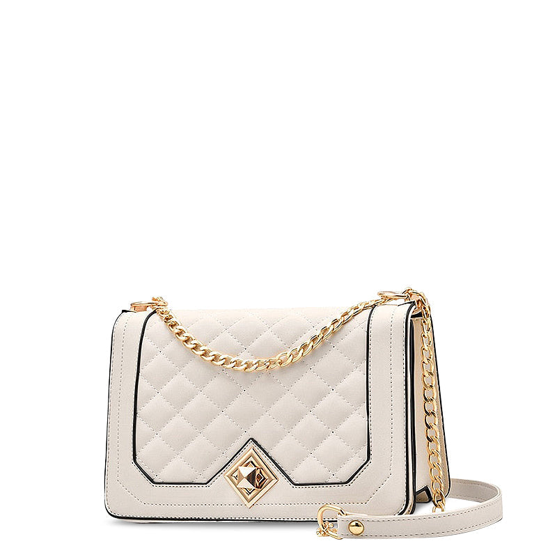 Sac à bandoulière tendance avec motif en diamant – Élégant et compact