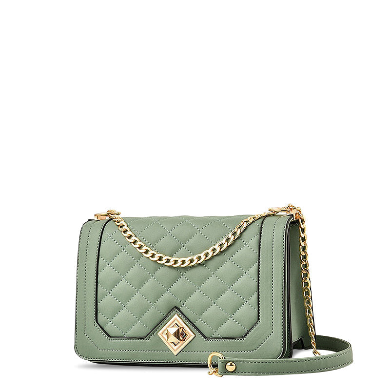 Sac à bandoulière tendance avec motif en diamant – Élégant et compact