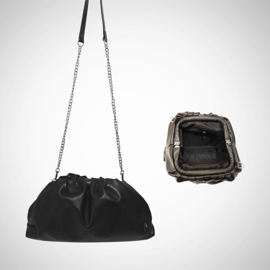 Clutch en cuir italien stylée - chic et élégante