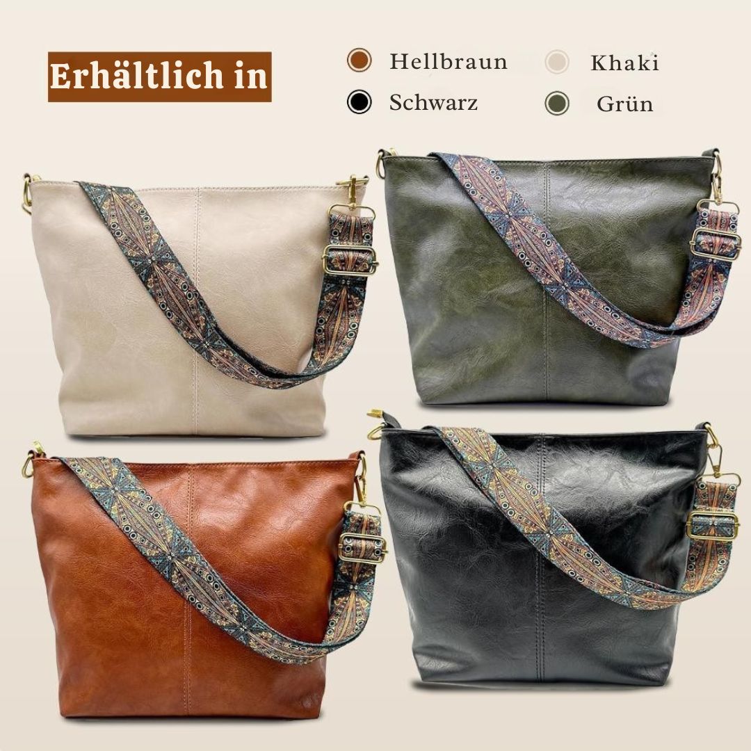 Greta - Sac à bandoulière vintage en cuir