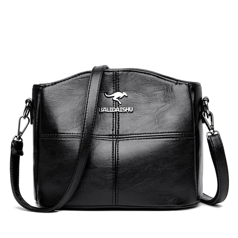 Sac à bandoulière pour dames en cuir vegan