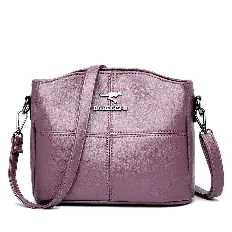 Sac à bandoulière pour dames en cuir vegan