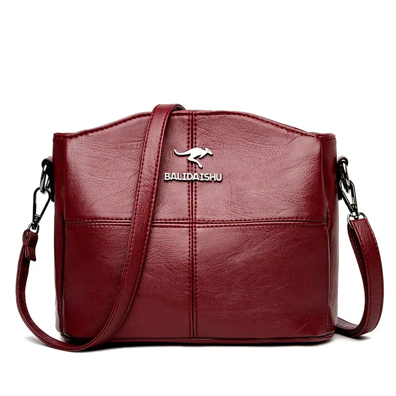 Sac à bandoulière pour dames en cuir vegan