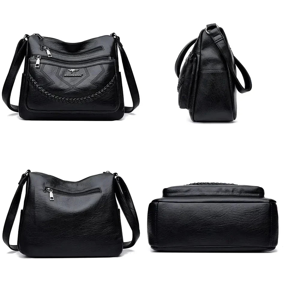 Sac à bandoulière moderne avec de nombreuses poches