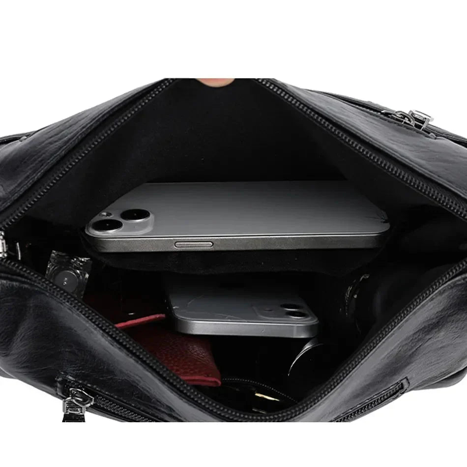 Sac à bandoulière moderne avec de nombreuses poches