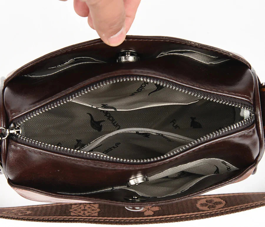 Sac à bandoulière élégant avec large bandoulière – Confort et mode en un