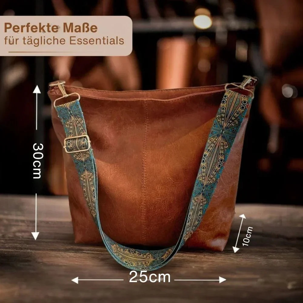 Greta - Sac à bandoulière vintage en cuir