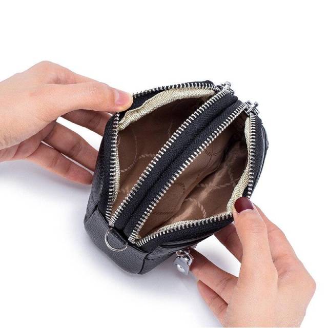 Porte-monnaie Petit en Cuir et Multipoches