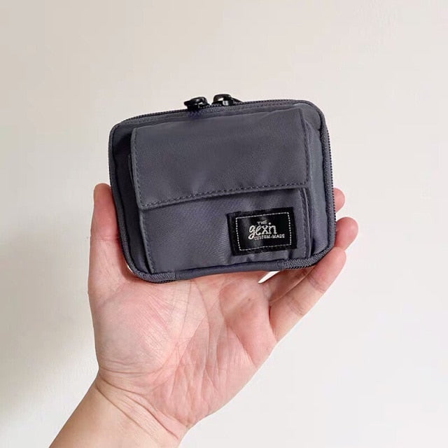 Porte-monnaie en Nylon Simple et Léger Unisexe