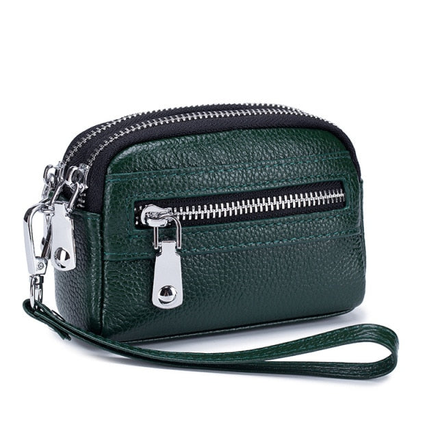 Porte-monnaie Petit en Cuir et Multipoches