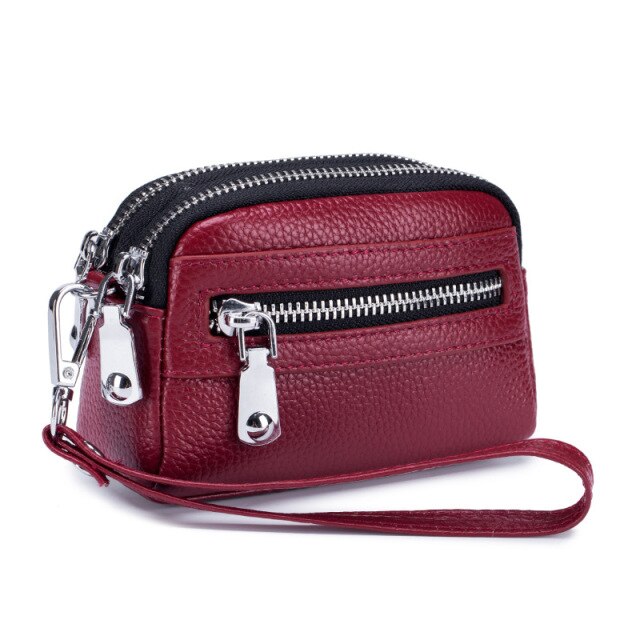 Porte-monnaie Petit en Cuir et Multipoches