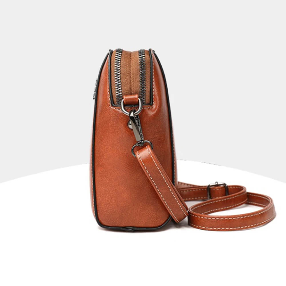 Sac Bandoulière pour Femmes en Simili Cuir | Plusieurs Poches