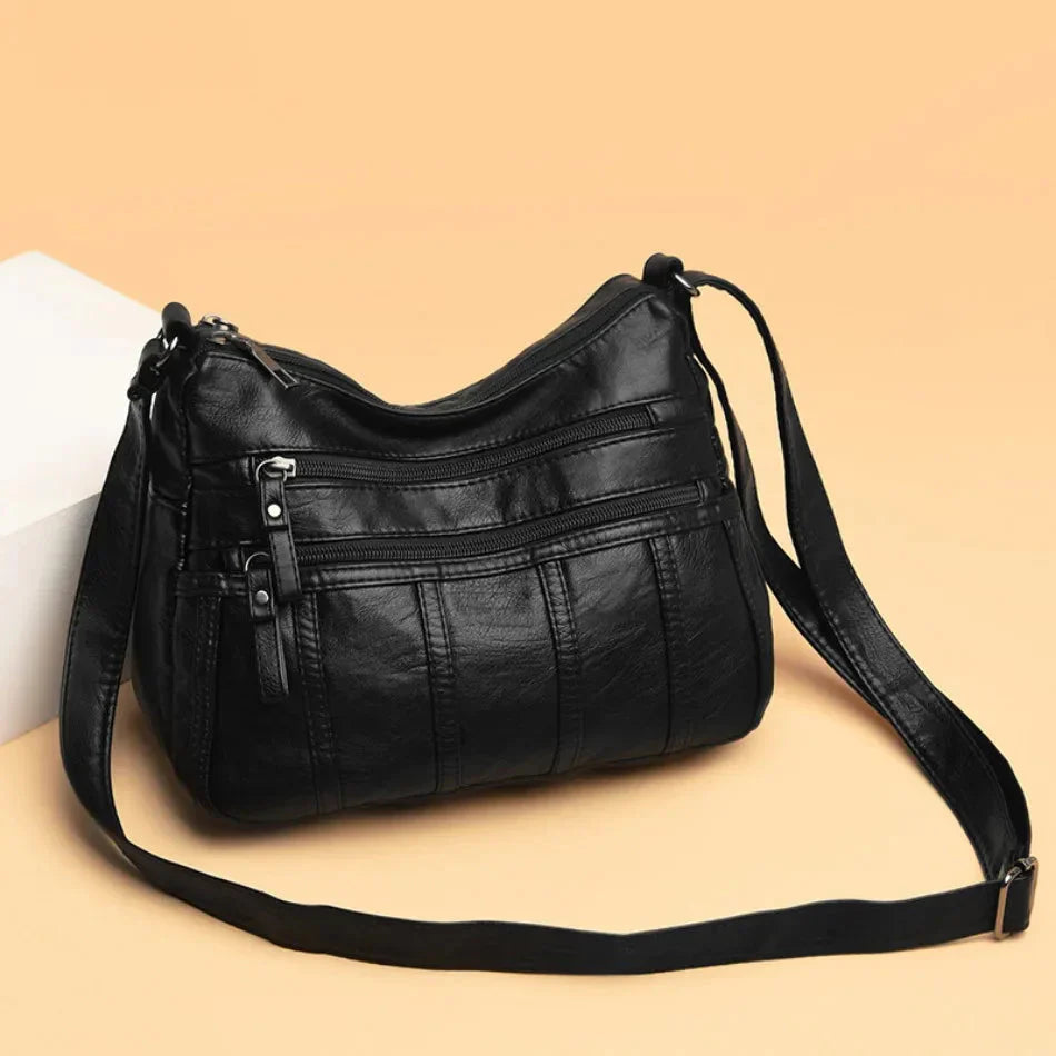 Sac à bandoulière pour femmes en cuir souple – léger et élégant