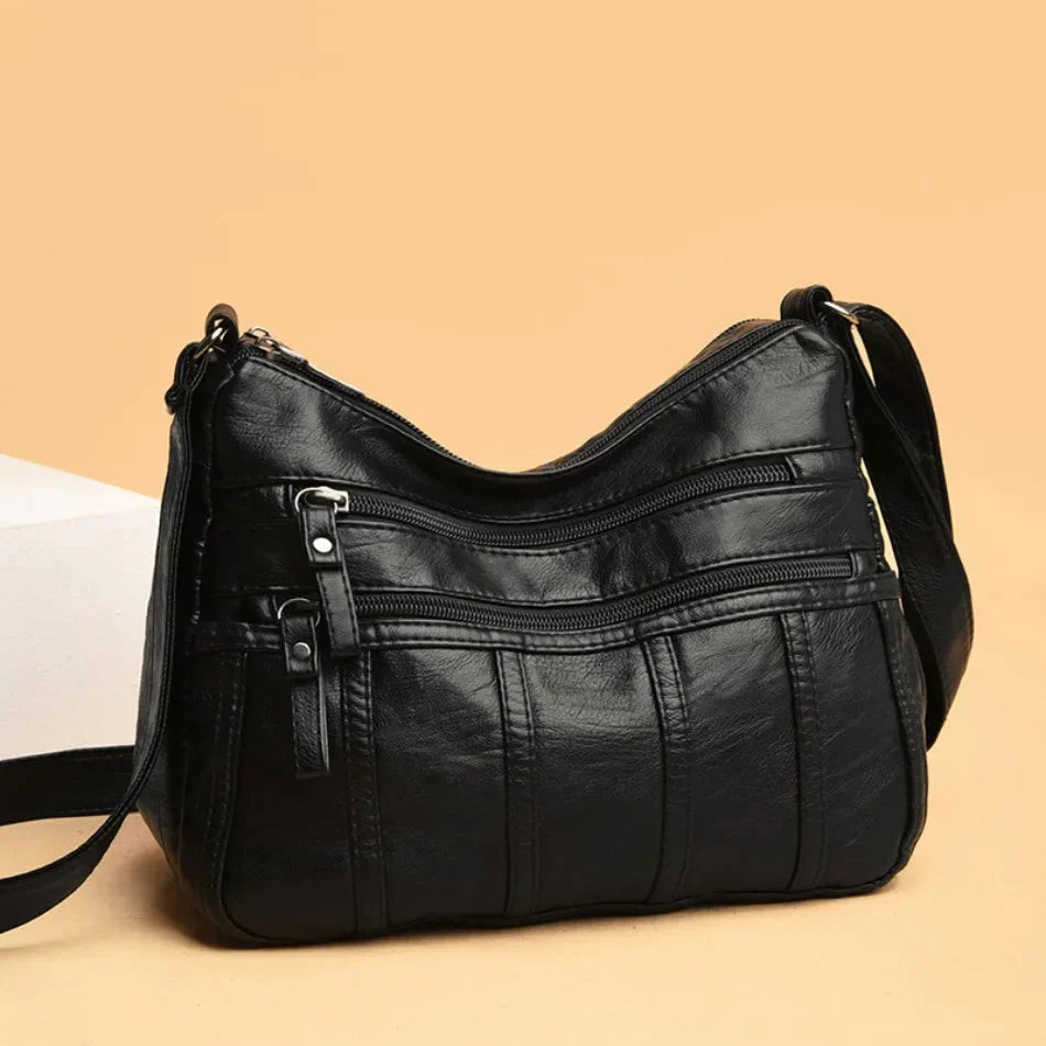 Sac à bandoulière pour femmes en cuir souple – léger et élégant