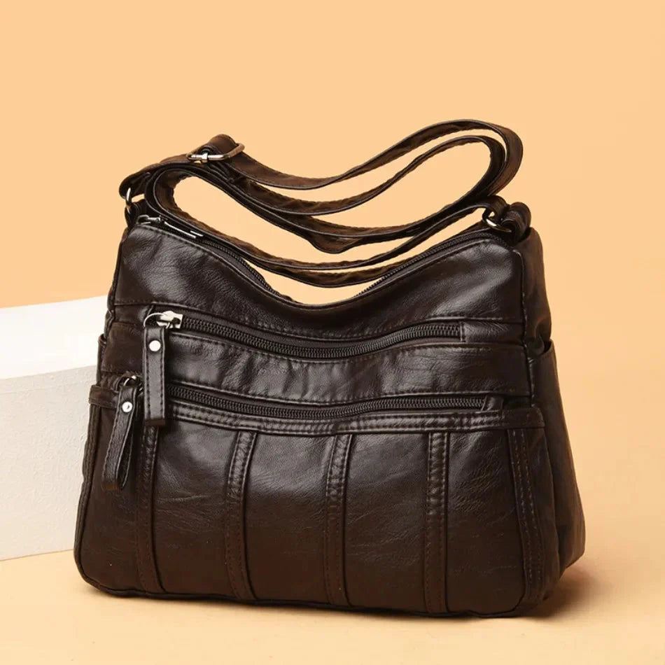 Sac à bandoulière pour femmes en cuir souple – léger et élégant