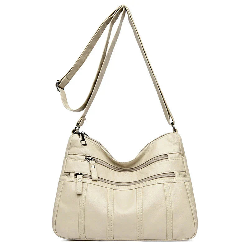 Sac à bandoulière pour femmes en cuir souple – léger et élégant