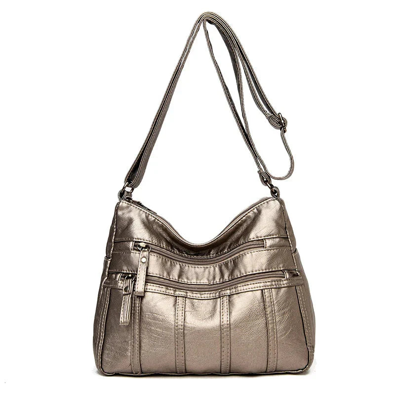 Sac à bandoulière pour femmes en cuir souple – léger et élégant