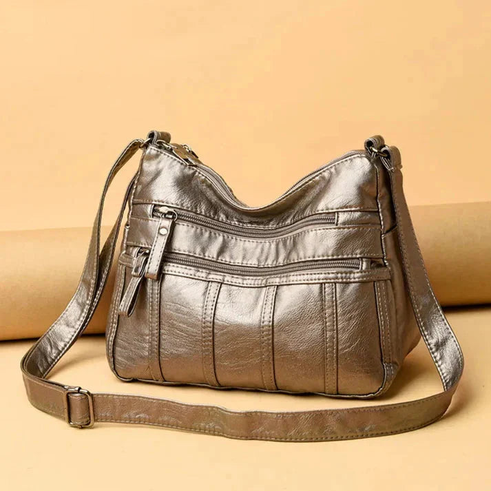 Sac à bandoulière pour femmes en cuir souple – léger et élégant