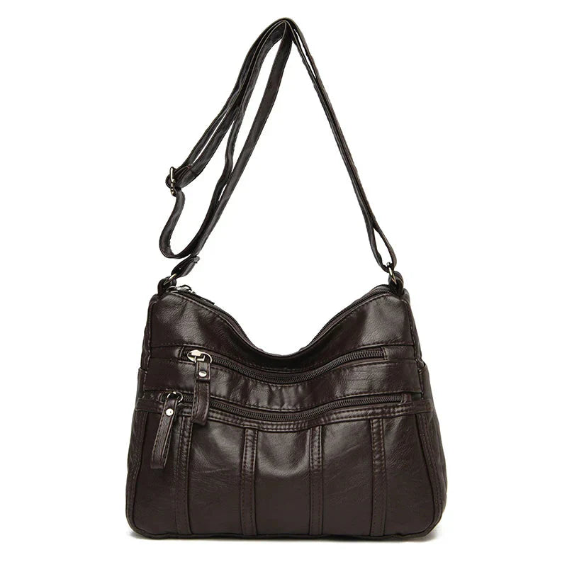 Sac à bandoulière pour femmes en cuir souple – léger et élégant