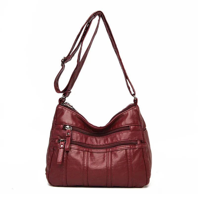 Sac à bandoulière pour femmes en cuir souple – léger et élégant