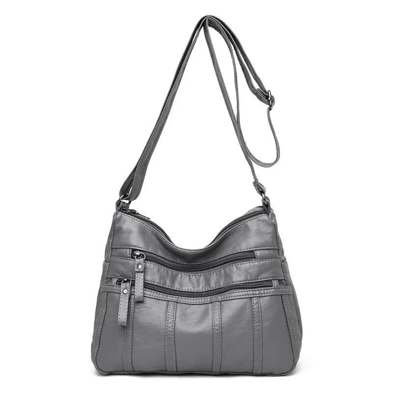 Sac à bandoulière pour femmes en cuir souple – léger et élégant