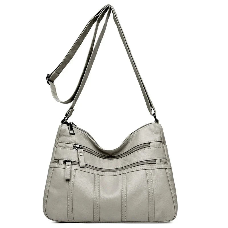 Sac à bandoulière pour femmes en cuir souple – léger et élégant