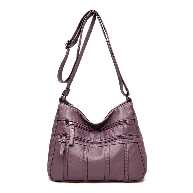 Sac à bandoulière pour femmes en cuir souple – léger et élégant