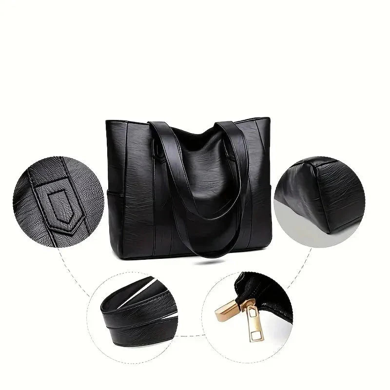 Sac Shopper en Cuir Luxe – Spacieux, Élégant et Intemporel