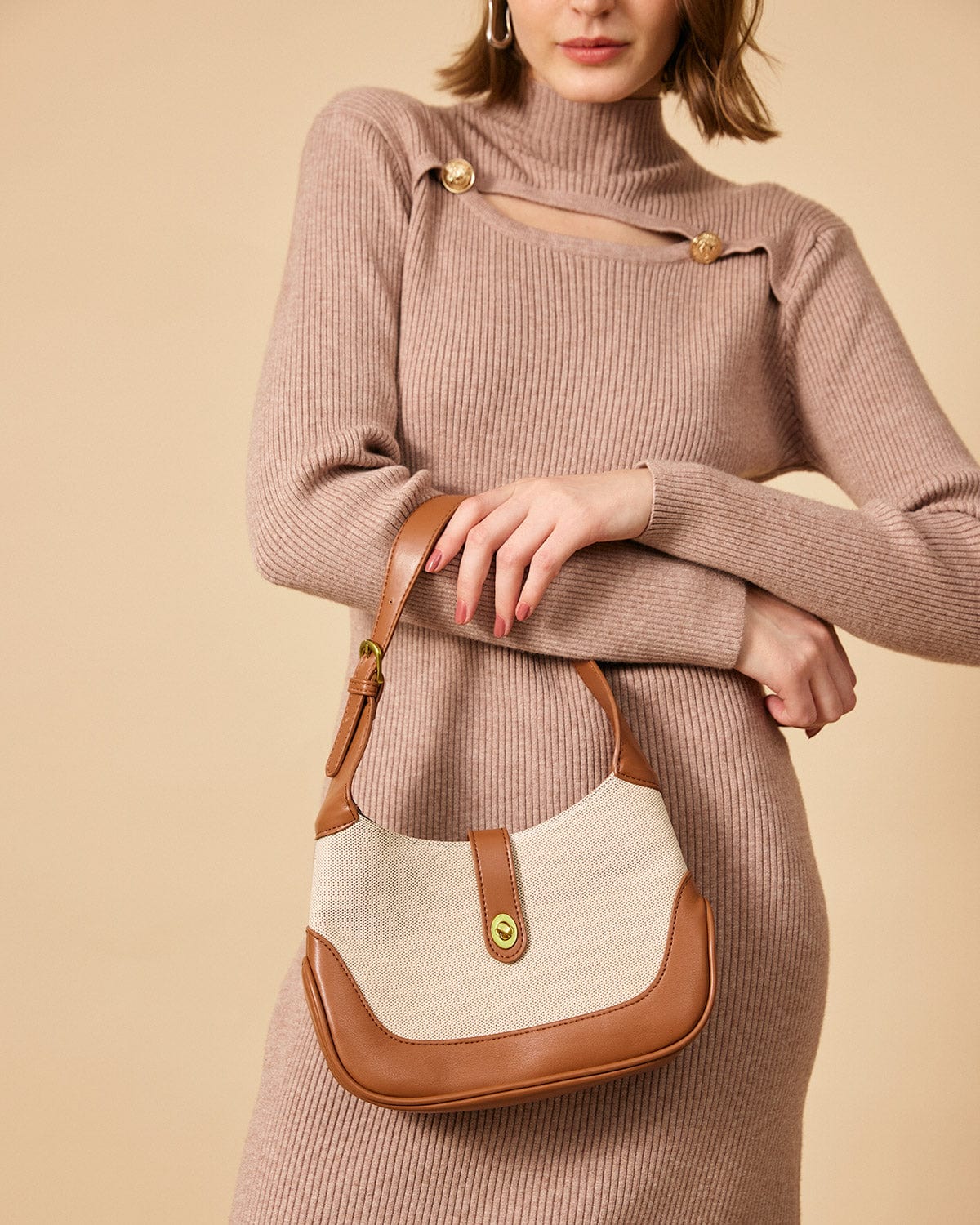 Sac à bandoulière en toile – Intemporel, Élégant & Chic sans Effort