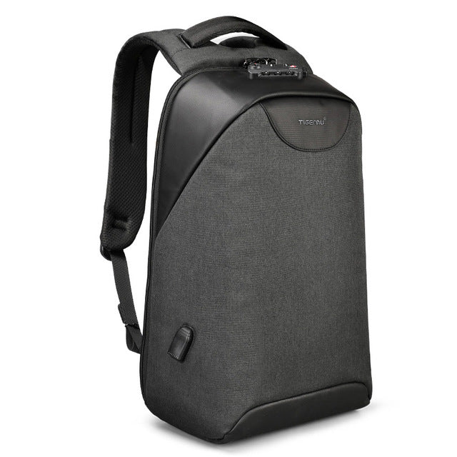 Sac à Dos Antivol avec Port USB pour Homme