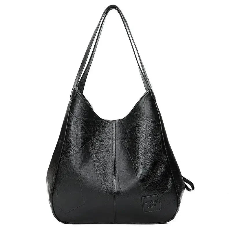 Grand sac à main en cuir pour femmes – modèle élégant et spacieux