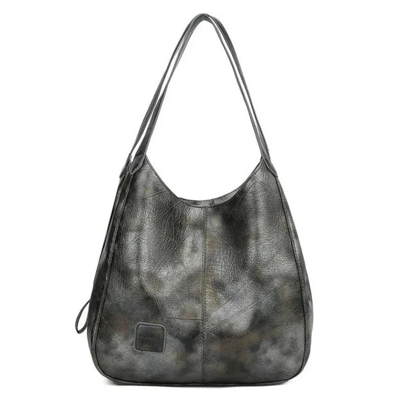 Grand sac à main en cuir pour femmes – modèle élégant et spacieux