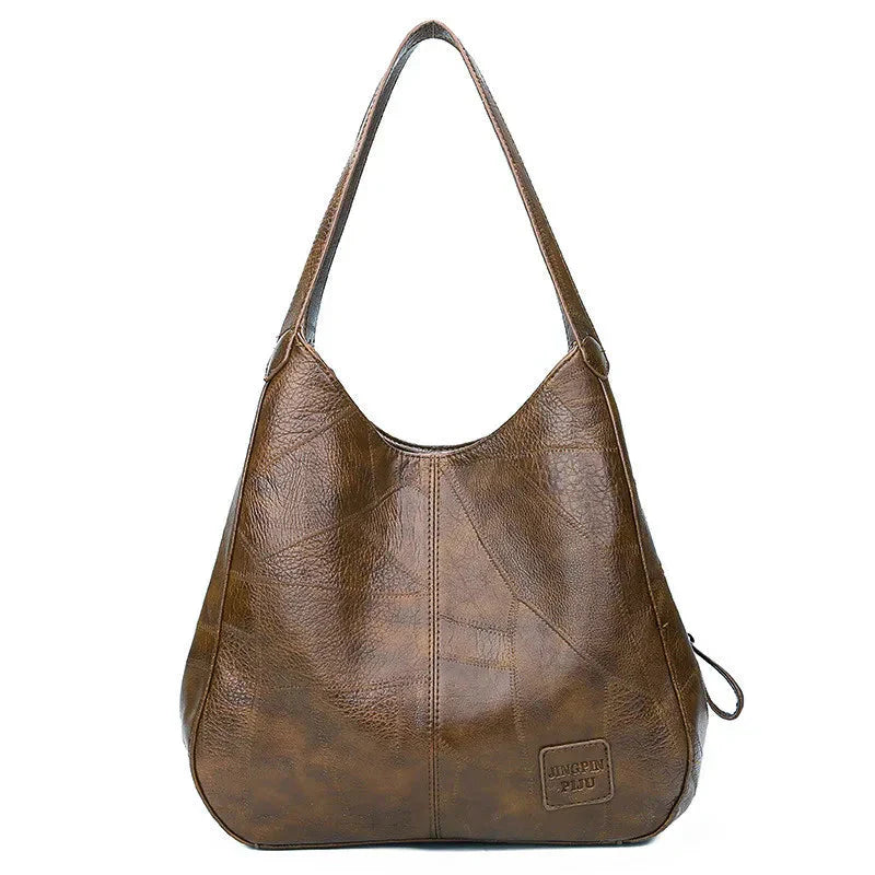 Grand sac à main en cuir pour femmes – modèle élégant et spacieux