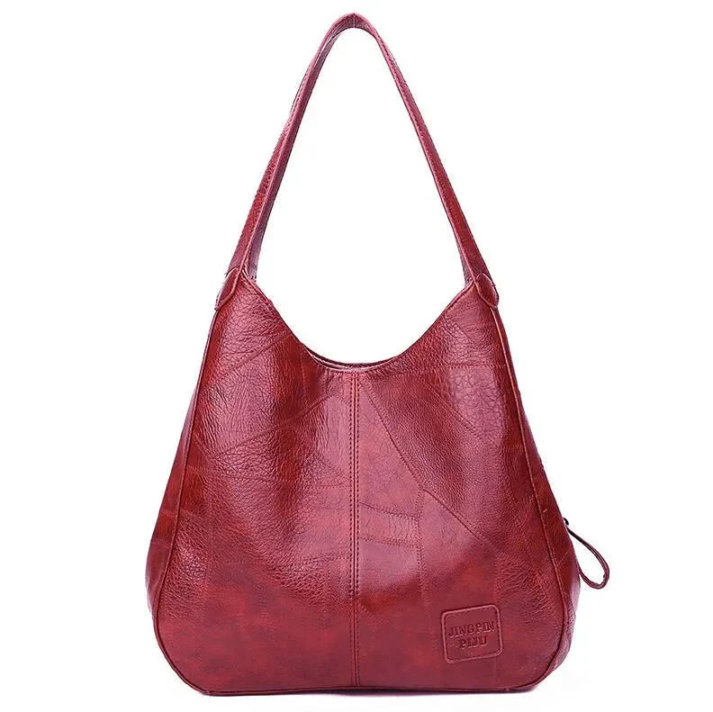 Grand sac à main en cuir pour femmes – modèle élégant et spacieux
