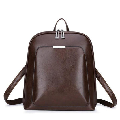 Saskia - Sac à dos classique avec double ouverture à zip