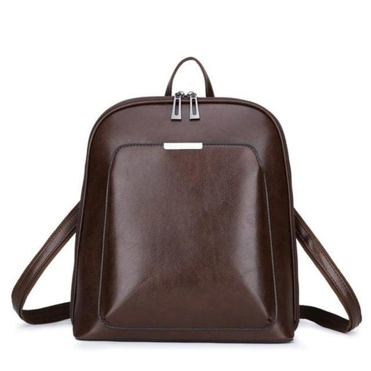 Saskia - Sac à dos classique avec double ouverture à zip