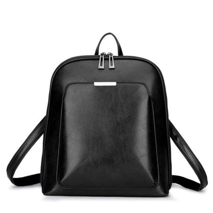 Saskia - Sac à dos classique avec double ouverture à zip