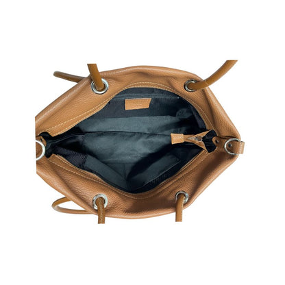 Sac à bandoulière moderne en cuir italien avec garniture en paille
