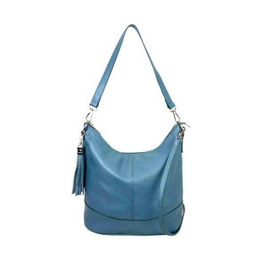 Sac à bandoulière en cuir italien pour femmes - sac de shopping pratique