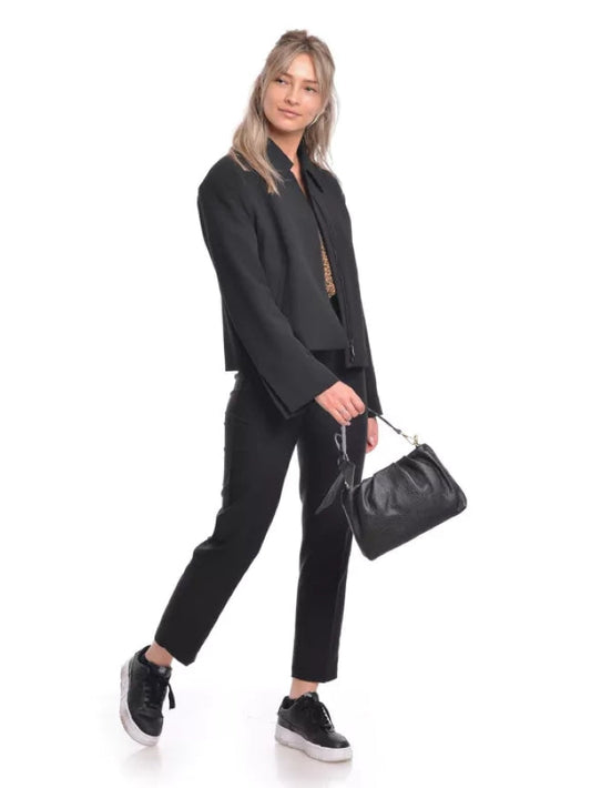 Sac à main minimaliste en cuir pour femmes