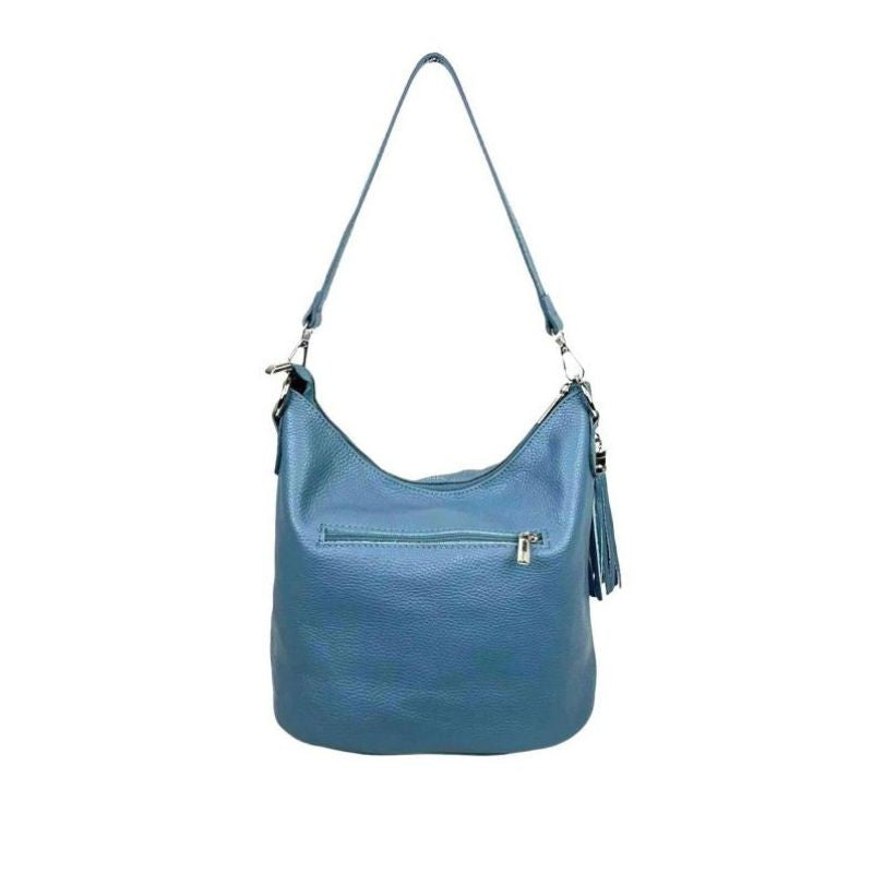 Sac à bandoulière en cuir italien pour femmes - sac de shopping pratique