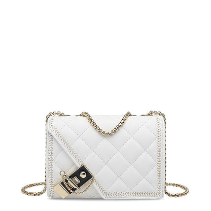 Sac à bandoulière de luxe pour femmes – Design matelassé avec fermeture dorée