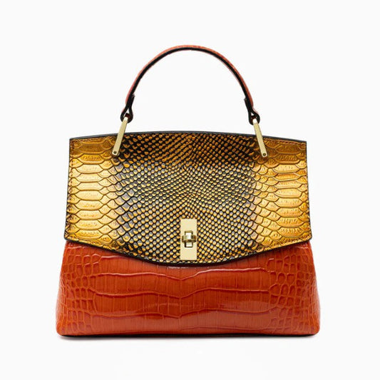 Sac à main Solenne Croco