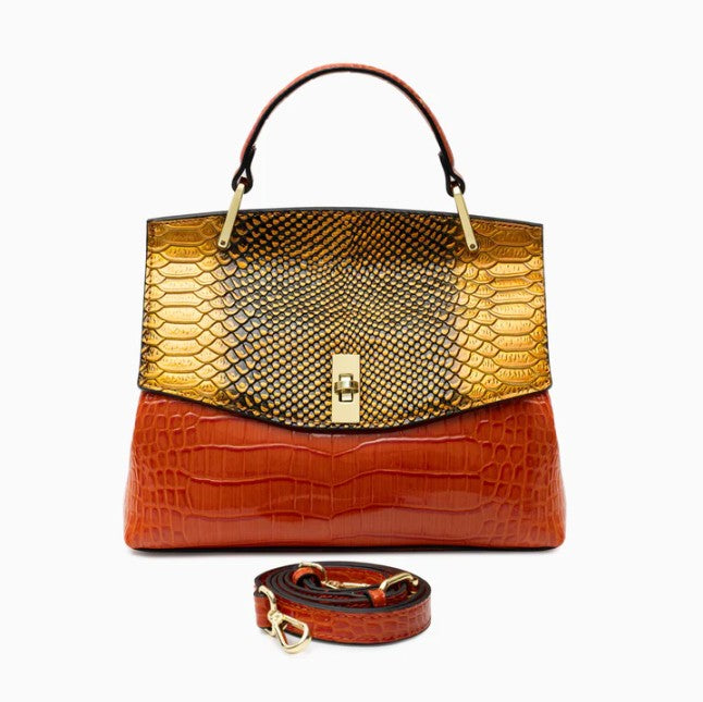 Sac à main Solenne Croco