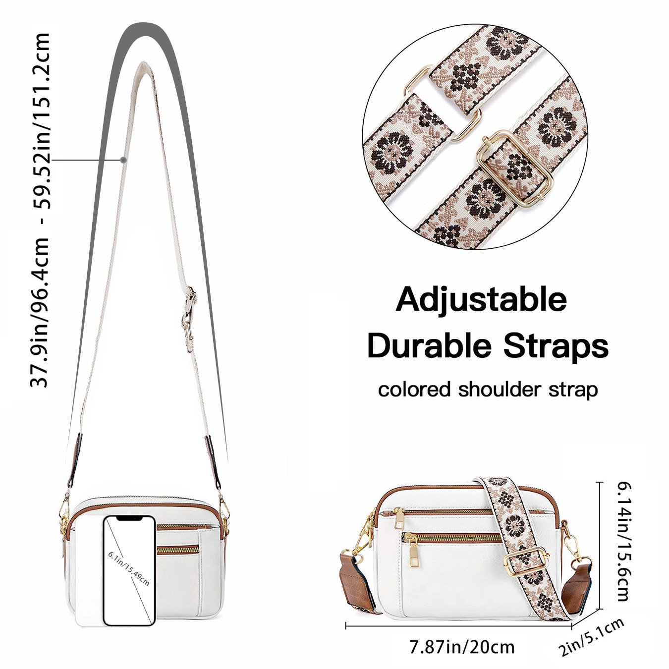 Ella | Sac à bandoulière en cuir raffiné