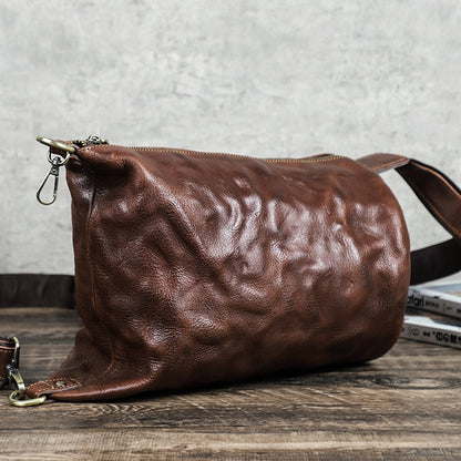 Sacoche à Main à Bandoulière en Cuir Chic & Vintage