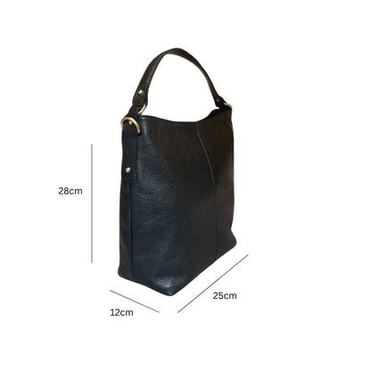 Sac à main en cuir pour femmes avec poche latérale et poignées pour le quotidien et le bureau